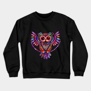 Boho Owl Crewneck Sweatshirt